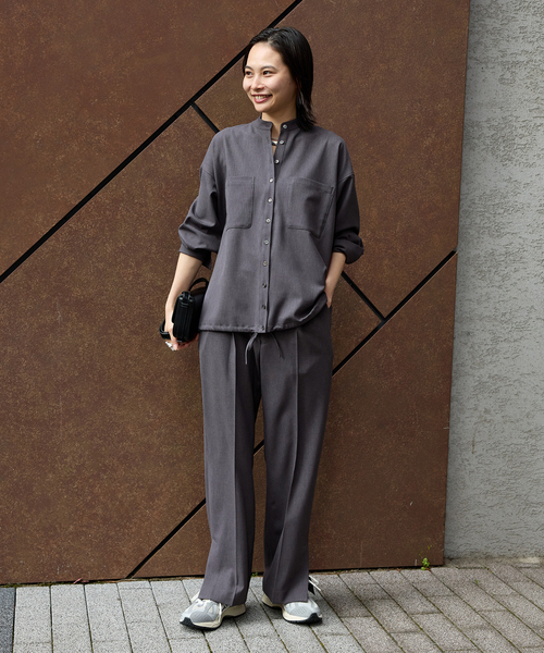 セール】ウーリッシュツイルタックボリュームシャツ（シャツ/ブラウス