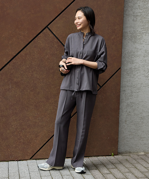 セール】ウーリッシュツイルタックボリュームシャツ（シャツ/ブラウス