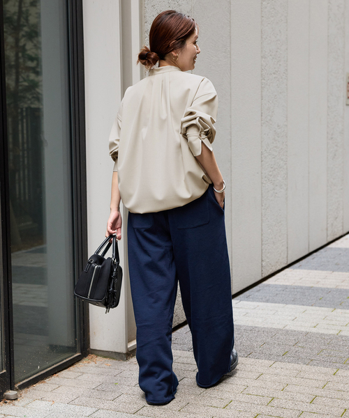 セール】ウーリッシュツイルタックボリュームシャツ（シャツ/ブラウス