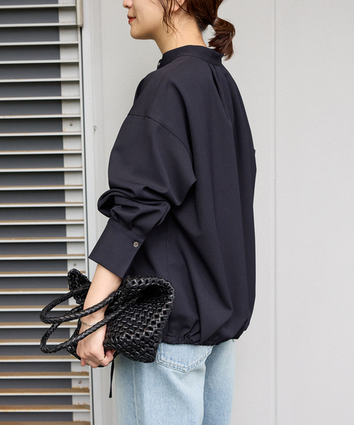 セール】ウーリッシュツイルタックボリュームシャツ（シャツ/ブラウス