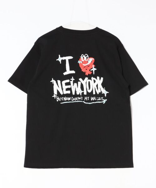 I LOVE NY. アイラブニューヨーク Tシャツ ブラック M 希少柄