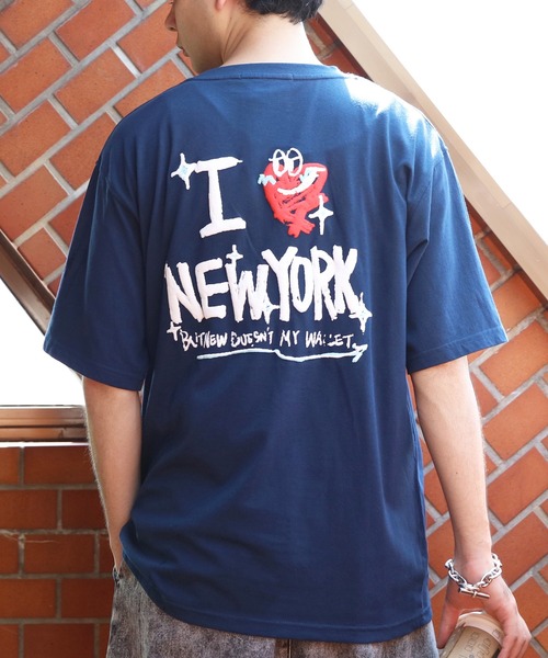 アイラブニューヨーク Tシャツ グレー セール】I LOVE NY Tシャツ（Tシャツ/カットソー）｜8(eight