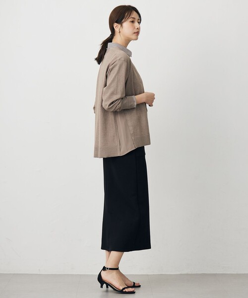 J.PRESS Ladies(J.プレス レディス)の「Vis/Peスパーク ニット カーディガン(カーディガン/ボレロ・レディース・ダークブラウン系/ライトグレー系/ブラウン系・SMALL)」の19枚目の写真