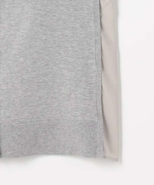 J.PRESS Ladies(J.プレス レディス)の「Vis/Peスパーク ニット カーディガン(カーディガン/ボレロ・レディース・ダークブラウン系/ライトグレー系/ブラウン系・SMALL)」の10枚目の写真