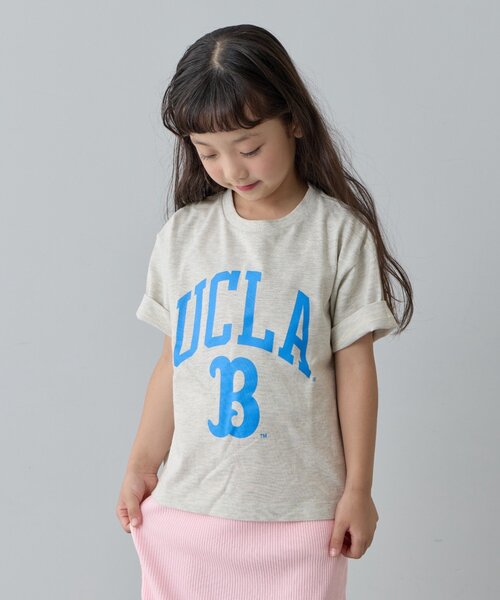 UCLA（ユーシーエルエー）の「【KIDS】【UCLA】TYPY別注ロゴプリントTEE（Tシャツ/カットソー・キッズ・グリーン/オフホワイト/チャコールグレー・XX-LARGE/LARGE/X-LARGE/SMALL/MEDIUM）」の7枚目の写真