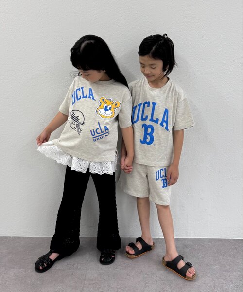 UCLA（ユーシーエルエー）の「【KIDS】【UCLA】TYPY別注ロゴプリントTEE（Tシャツ/カットソー・キッズ・グリーン/オフホワイト/チャコールグレー・XX-LARGE/LARGE/X-LARGE/SMALL/MEDIUM）」の20枚目の写真