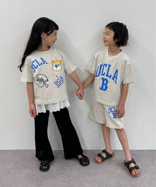 UCLA（ユーシーエルエー）の「【KIDS】【UCLA】TYPY別注ロゴプリントTEE（Tシャツ/カットソー・キッズ・グリーン/オフホワイト/チャコールグレー・XX-LARGE/LARGE/X-LARGE/SMALL/MEDIUM）」の21枚目の写真