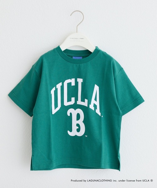 UCLA（ユーシーエルエー）の「【KIDS】【UCLA】TYPY別注ロゴプリントTEE（Tシャツ/カットソー・キッズ・グリーン/オフホワイト/チャコールグレー・XX-LARGE/LARGE/X-LARGE/SMALL/MEDIUM）」の5枚目の写真