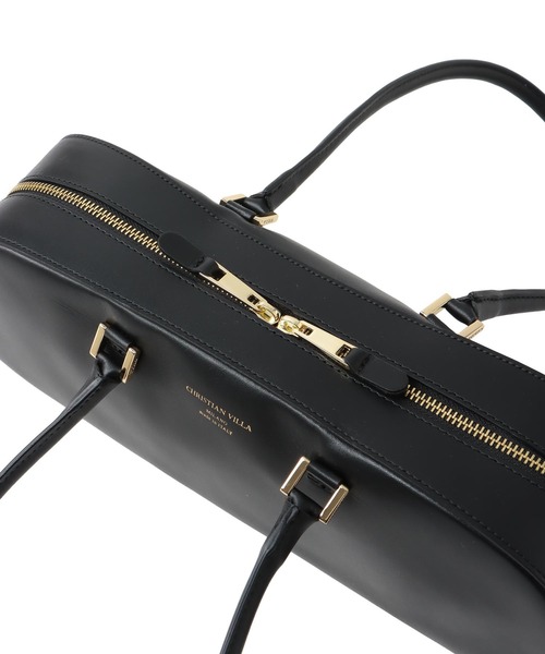 CHRISTIAN VILLA（クリスチャンヴィラ）の「CHRISTIAN VILLA / wide square shoulder bag(ワイドスクエアショルダーバッグ 6344)（ショルダーバッグ・レディース・ブラック・FREE）」の5枚目の写真