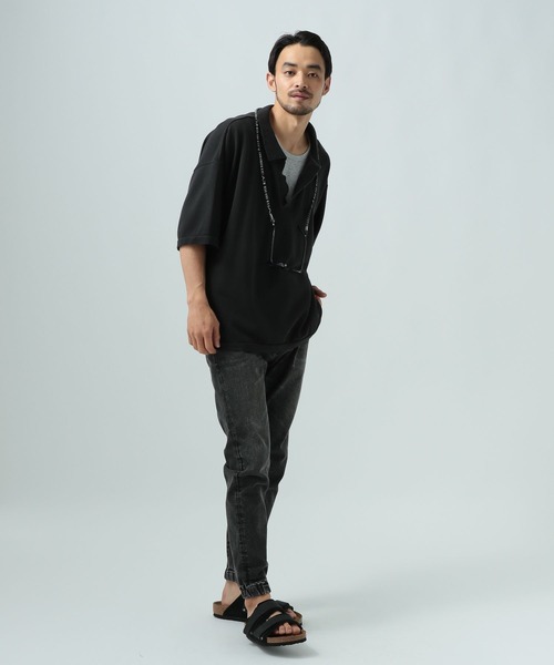 BAYFLOW（ベイフロー）の「【累計販売数15万本突破！】BOUNCYCLE ジョグパンツ【ストレッチ】（その他パンツ・メンズ・ブラック/カーキ/ブラック系その他/アイボリー/ダークブルー/ライトブルー・LARGE/MEDIUM/SMALL）」の7枚目の写真