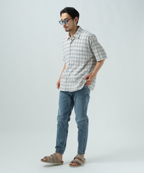 BAYFLOW（ベイフロー）の「【累計販売数15万本突破！】BOUNCYCLE ジョグパンツ【ストレッチ】（その他パンツ・メンズ・ブラック/カーキ/ブラック系その他/アイボリー/ダークブルー/ライトブルー・LARGE/MEDIUM/SMALL）」の19枚目の写真