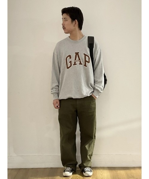 セール】ヘビーウェイト オーバーサイズ GAPロゴ スウェットシャツ