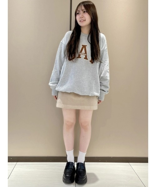 GAP(ギャップ)の「ヘビーウェイト オーバーサイズ GAPロゴ スウェットシャツ(スウェット・メンズ・ワイン/ライトグレー/ネイビー・XS/S/M/L/XL)」の10枚目の写真