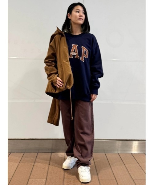 Ameri オーバーサイズブラウンスウェット Ameri オーバーサイズブラウンスウェット Ameri オーバーサイズ