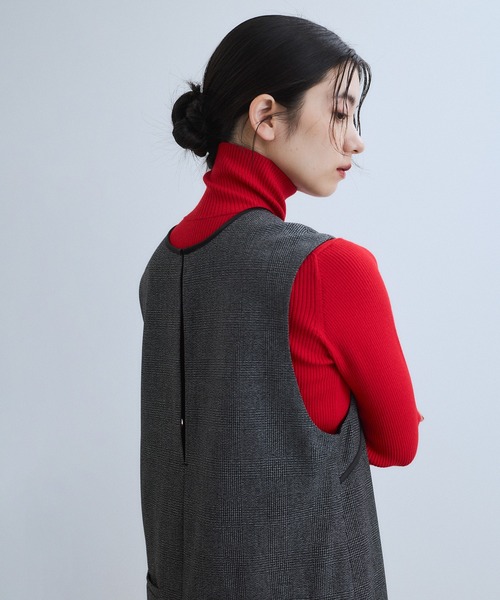 WEB限定】・【サステナブル】エコベロRIBタートル（ニット/セーター