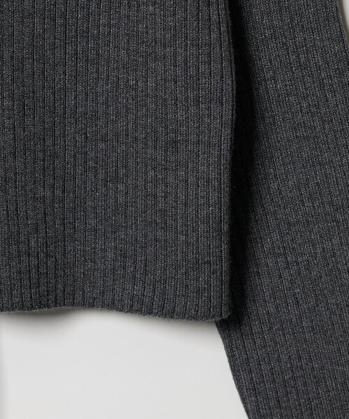 EMMEL REFINES(エメルリファインズ)の「<EMMEL REFINES>EM フロントリボン エリツキ ニット(ニット/セーター・レディース・ライトブルー/ライム/ダークグレー・FREE)」の17枚目の写真