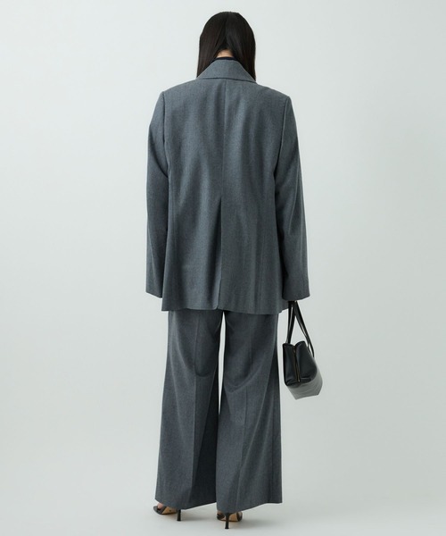 Chaos(カオス)の「Chaos(カオス)/ラムダンジャコート ◆セットアップ可◆(テーラードジャケット・レディース・チャコールグレー/ネイビー・FREE)」の9枚目の写真