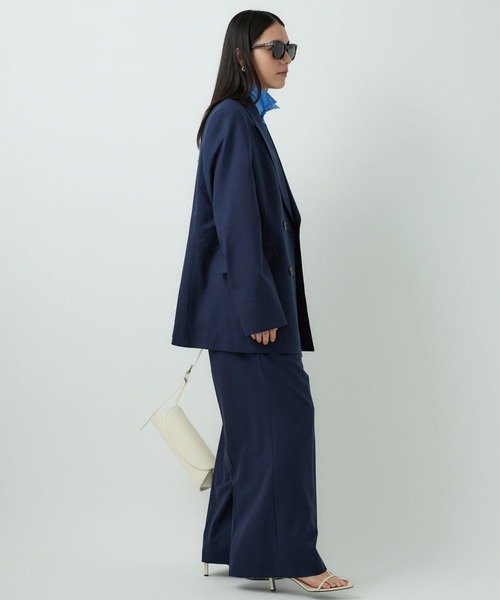 Chaos(カオス)の「Chaos(カオス)/ラムダンジャコート ◆セットアップ可◆(テーラードジャケット・レディース・チャコールグレー/ネイビー・FREE)」の18枚目の写真