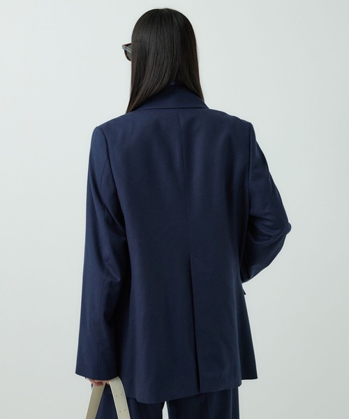 Chaos(カオス)の「Chaos(カオス)/ラムダンジャコート ◆セットアップ可◆(テーラードジャケット・レディース・チャコールグレー/ネイビー・FREE)」の20枚目の写真