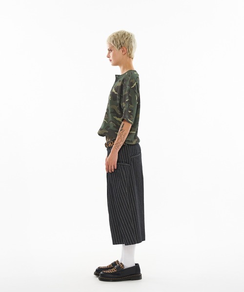 WISH FOR EVER（ウィッシュフォーエバー）の「ASSORT DRAW CODE HENRY NECK THERMAL T-SHIRT / アソートドローコードヘンリーネックサーマルTシャツ（Tシャツ/カットソー・メンズ・ピンク系/リアルツリーカモ/カーキ系・SMALL/MEDIUM/LARGE）」の8枚目の写真
