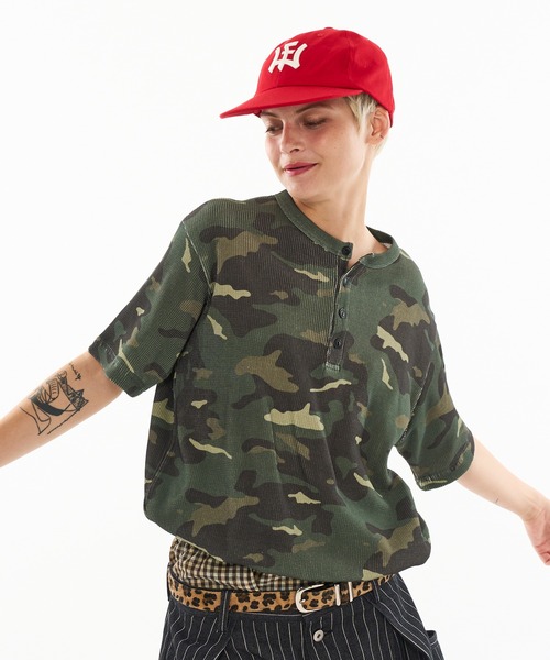 FTW ASSORT THERMAL アソートサーマルトップス　迷彩　グリーン FTW ASSORT THERMAL アソートサーマルトップス 迷彩 グリーン FTW