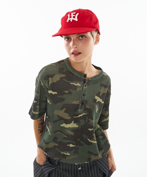 セール】ASSORT DRAW CODE HENRY NECK THERMAL T-SHIRT / アソート
