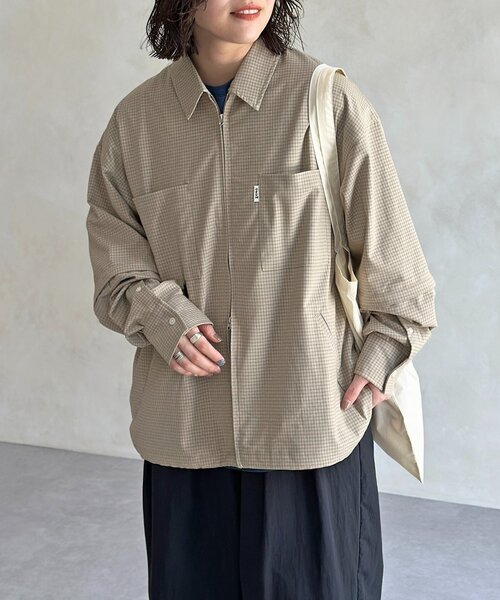 CPCM（シーピーシーエム）の「デタッチャブルチェックシャツ（シャツ/ブラウス・レディース・ブラウン/イエロー/ブラック/ブルー・LARGE/SMALL/MEDIUM）」の20枚目の写真