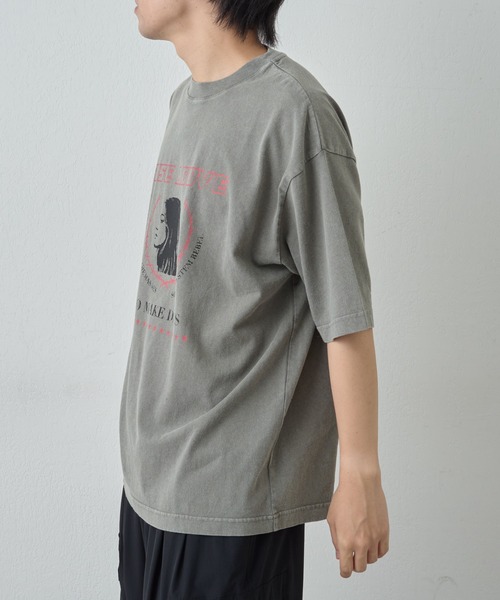 COLONY 2139(コロニートゥーワンスリーナイン)の「RISEカスレフェードTEE(Tシャツ/カットソー・メンズ・グレー/ブラック・MEDIUM/LARGE)」の19枚目の写真