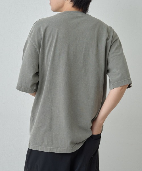 COLONY 2139(コロニートゥーワンスリーナイン)の「RISEカスレフェードTEE(Tシャツ/カットソー・メンズ・グレー/ブラック・MEDIUM/LARGE)」の18枚目の写真