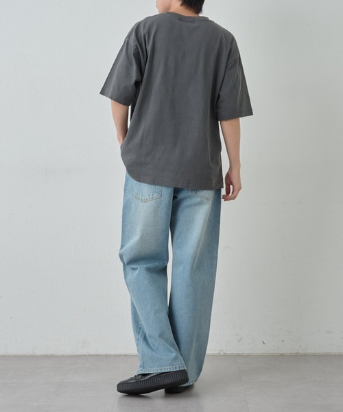 COLONY 2139(コロニートゥーワンスリーナイン)の「RISEカスレフェードTEE(Tシャツ/カットソー・メンズ・グレー/ブラック・MEDIUM/LARGE)」の14枚目の写真