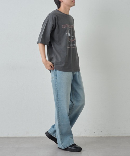 COLONY 2139(コロニートゥーワンスリーナイン)の「RISEカスレフェードTEE(Tシャツ/カットソー・メンズ・グレー/ブラック・MEDIUM/LARGE)」の13枚目の写真