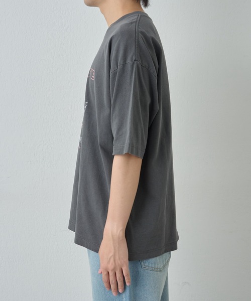 COLONY 2139(コロニートゥーワンスリーナイン)の「RISEカスレフェードTEE(Tシャツ/カットソー・メンズ・グレー/ブラック・MEDIUM/LARGE)」の7枚目の写真