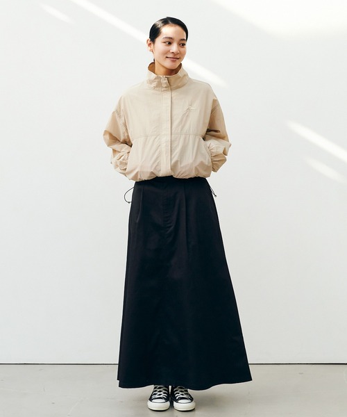 KELTY（ケルティ）の「KELTY/ケルティ ショートスタンドブルゾン（ブルゾン・レディース・グレイッシュベージュ/カーキ/ブラック/ブルー・FREE）」の8枚目の写真