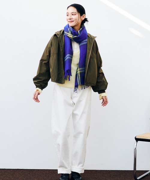 KELTY（ケルティ）の「KELTY/ケルティ ショートスタンドブルゾン（ブルゾン・レディース・グレイッシュベージュ/カーキ/ブラック/ブルー・FREE）」の17枚目の写真