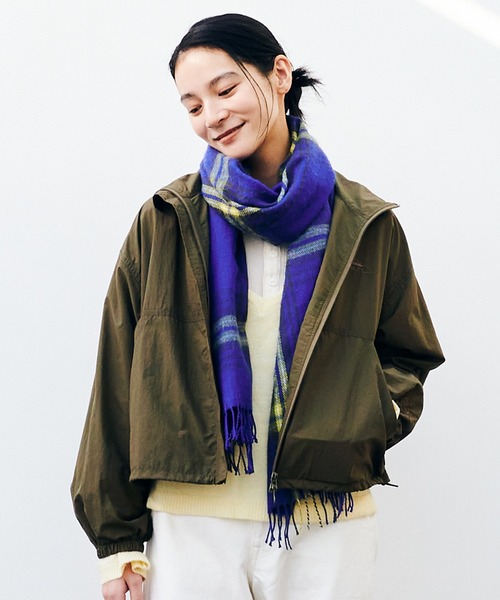 KELTY（ケルティ）の「KELTY/ケルティ ショートスタンドブルゾン（ブルゾン・レディース・グレイッシュベージュ/カーキ/ブラック/ブルー・FREE）」の12枚目の写真