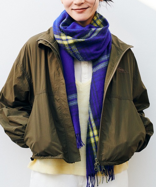 KELTY（ケルティ）の「KELTY/ケルティ ショートスタンドブルゾン（ブルゾン・レディース・グレイッシュベージュ/カーキ/ブラック/ブルー・FREE）」の10枚目の写真