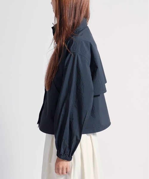 KELTY（ケルティ）の「KELTY/ケルティ ショートスタンドブルゾン（ブルゾン・レディース・グレイッシュベージュ/カーキ/ブラック/ブルー・FREE）」の18枚目の写真