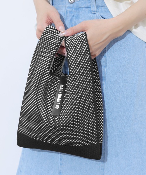 MARY QUANT メッシュショルダーバッグ メッシュニット ミニトート（ハンドバッグ）｜MARY QUANT