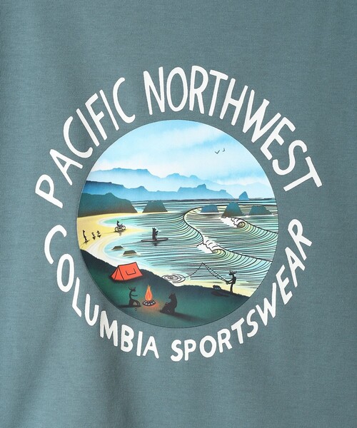 Columbia（コロンビア）の「【限定アート】Jonas Claesson・Columbia／ユース レイクトゥアベニュー グラフィック ショートスリーブ Tシャツ（Tシャツ/カットソー・キッズ・ブルー系その他/グレー/グリーン/ホワイト/ホワイト系その他/ネイビー・M/XS/XXS/S/L）」の14枚目の写真