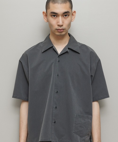 bal(バル)の「COOL DOTS SS SHIRT(シャツ/ブラウス・メンズ・チャコール/モカ・3/2/1)」の1枚目の写真