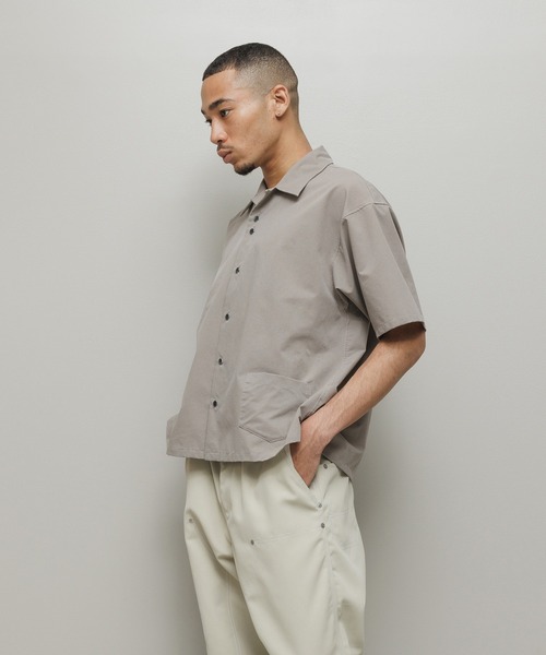 bal(バル)の「COOL DOTS SS SHIRT(シャツ/ブラウス・メンズ・チャコール/モカ・3/2/1)」の3枚目の写真