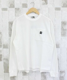 ワンポイントポケット ワッフル ロングスリーブTシャツ WAFFLE L/S R/TEE White Label Korea Line