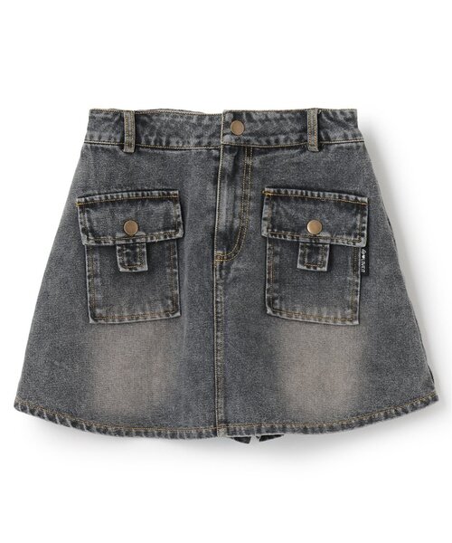 by LOVEiT（バイラビット）の「デニムスカパン（スカート・キッズ・ブルー/グレー・130cm/120cm/150cm/140cm/160cm）」の6枚目の写真