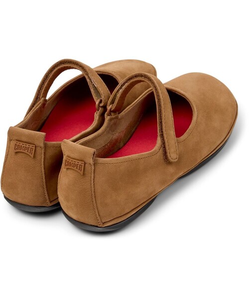 CAMPER（カンペール）の「[カンペール] RIGHT NINA / フラットシューズ（バレエシューズ・レディース・キャメル・25.5cm/25.0cm/23.0cm/24.0cm/23.5cm）」の3枚目の写真
