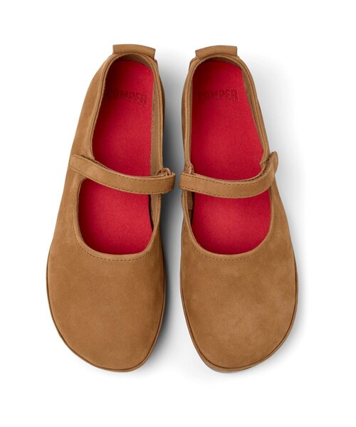 CAMPER（カンペール）の「[カンペール] RIGHT NINA / フラットシューズ（バレエシューズ・レディース・キャメル・25.5cm/25.0cm/23.0cm/24.0cm/23.5cm）」の4枚目の写真