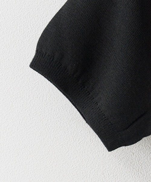 Calvin Klein（カルバン・クライン）の「Calvin Klein/カルバンクライン ショートスリーブロゴセーター（ニット/セーター・レディース・グリーン/ブラック・L/M/S）」の10枚目の写真