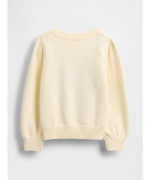 GAP（ギャップ）の「クルーネックセーター (幼児・ベビー)（ニット/セーター・キッズ・ホワイト×ブルー/ブルー/アイボリー・80ｃｍ/90cm/100cm/70cm/95cm/105cm/110cm）」の4枚目の写真