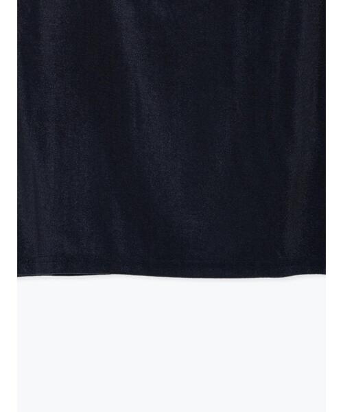 Te chichi（テチチ）の「シアーベロアロゴ刺繍TOPS（Tシャツ/カットソー・レディース・ブラウン/オフホワイト/ネイビー・F）」の13枚目の写真