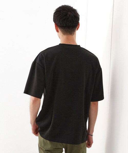 THE SHOP TK (ザ ショップ ティーケー )の「コード刺繍フォトプリント半袖Tシャツ 【洗濯機OK】(Tシャツ/カットソー・メンズ・ブラック系/ホワイト系3/オフホワイト・04/03/02)」の5枚目の写真
