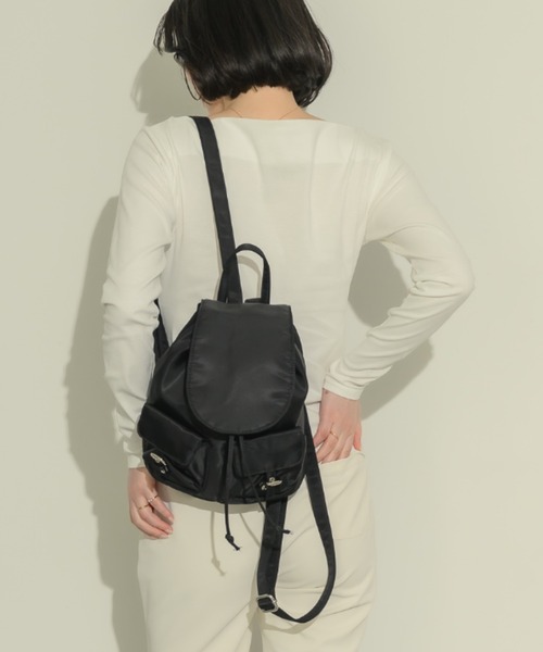 muku(ムク)の「BAG PACK/NYLON(バックパック/リュック・レディース・ブラック・FREE)」の20枚目の写真